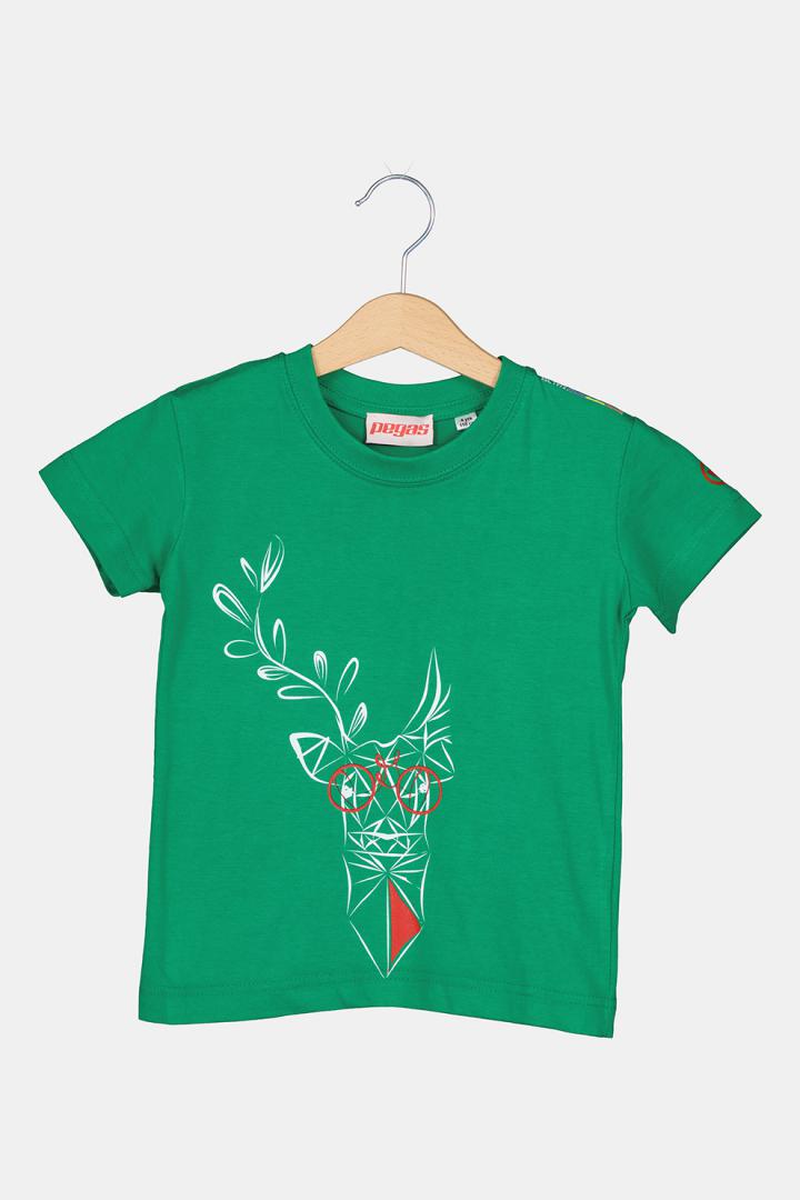 PEGAS TRICOU CERB FAMILIE COPII K GREEN-10, PS2122-01-2-CG-10