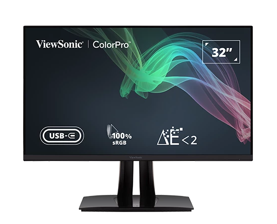 ViewSonic MONITOR LCD 32" IPS 4K/BLACK, VP3256-4K