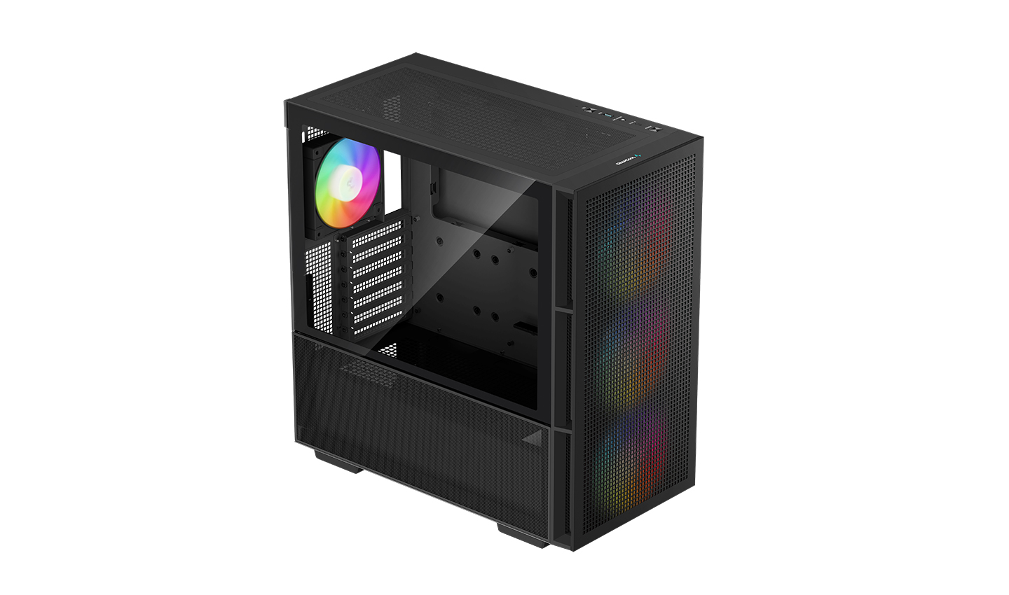 Deepcool CARCASE "CH560" Middle Tower ATX, USB3.0xxxx2, Audioxxxx1, negru, R-CH560-BKAPE4-G-1 - imagine 3