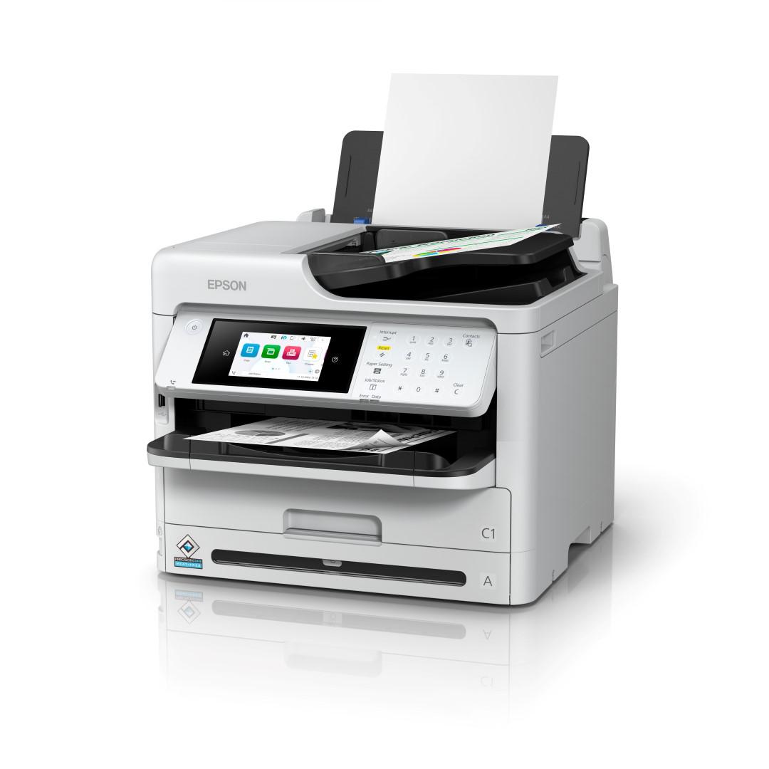 EPSON Multifunctional inkjet WorkForce Pro WF-M5899DWF, format A4, Monocrom, Duplex, USB, C11CK76401 - imagine 4