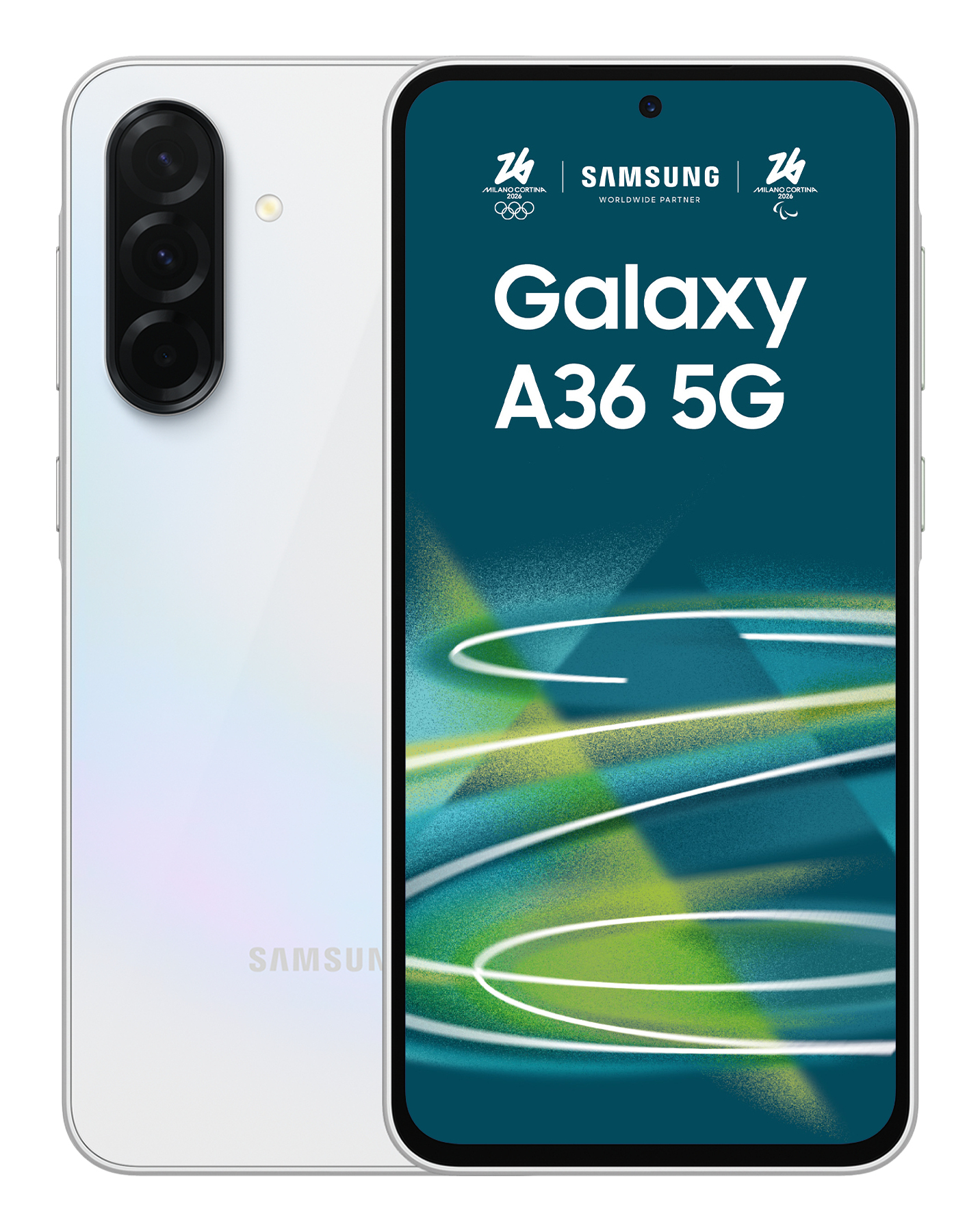 Samsung Smartphone Galaxy A36 128GB 6GB RAM 5G Dual SIM White, SM-A366BZABEUE
