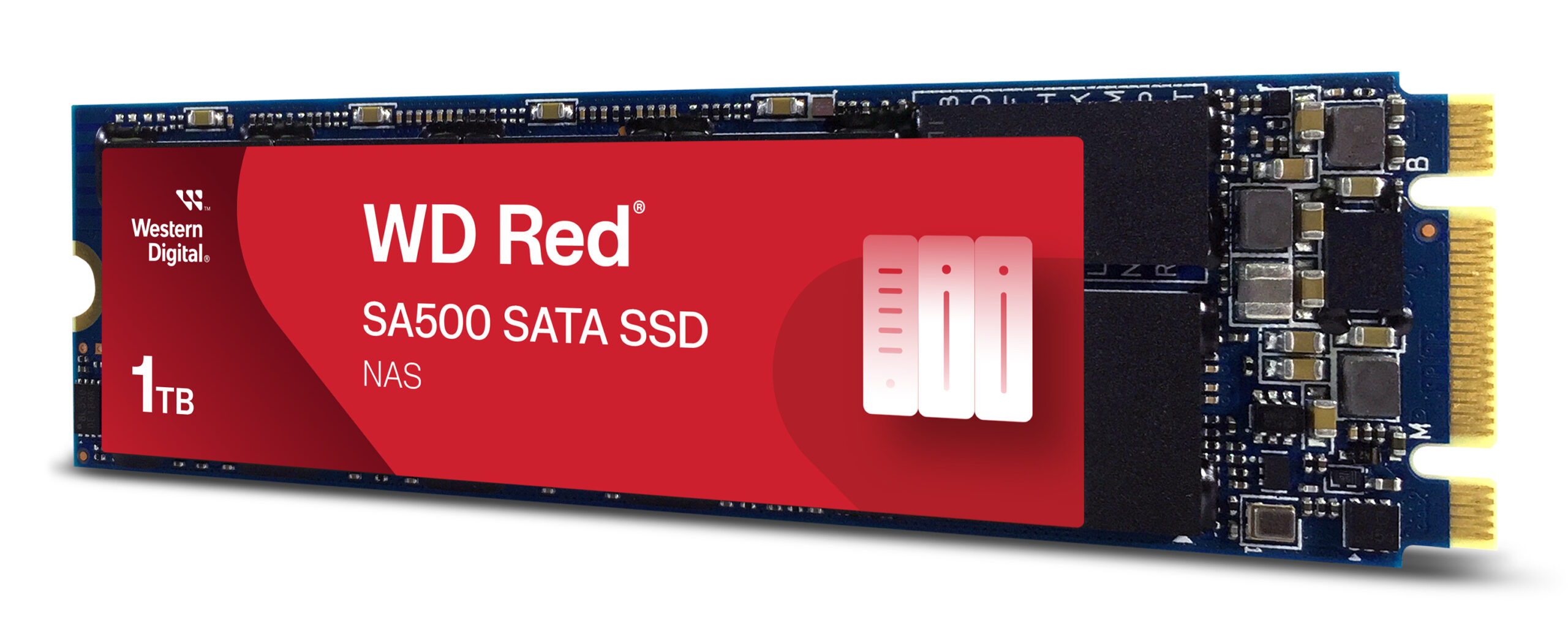 WD Red SSD SA500 NAS 1TB SATA III 6Gb/s M.2 2280, WDS100T1R0B-68A4Z0 - imagine 2