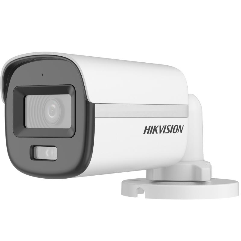 HIKVISION Camera de supraveghere Bullet 2MP, lentila fixa 2.8mm, iluminare, DS-2CE10DF0T-LFS(2.8MM)