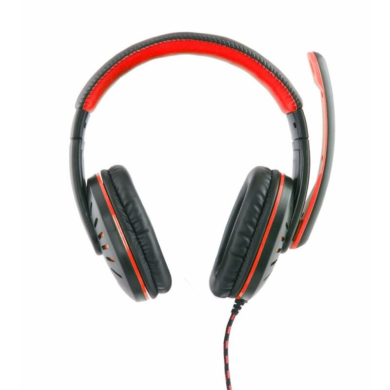Esperanza Casti gaming cu microfon Crow EGH330B stereo 2m Negru/Rosu, EGH330R