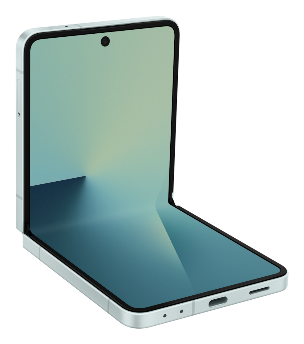 Samsung Smartphone Galaxy Z Flip7 256GB 12GB RAM 5G Dual SIM Mint, SM-F766BLGGEUE - imagine 2