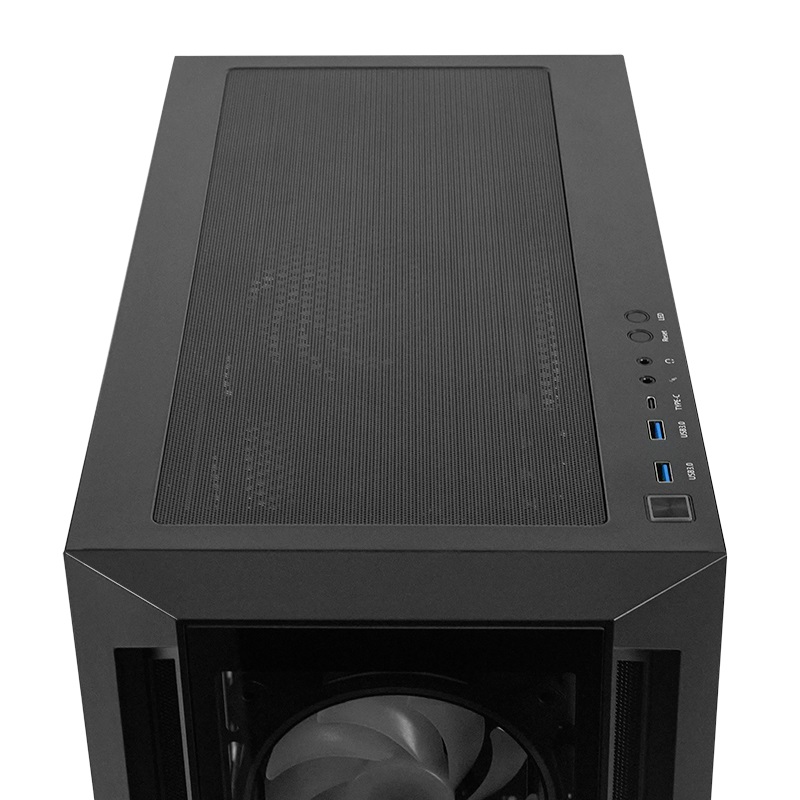 CHIEFTEC CARCASA APEX, Tower,ATX,fara sursa,4xfan,USB 3.2gen2 Type-Cx2,USB 3.2gen1x2, GA-01B-TG-OP - imagine 4
