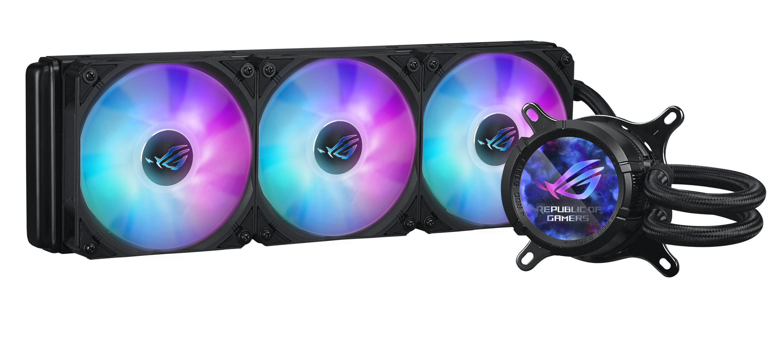 Asus CPU Cooler RS LC III 360 ARGB LCD, ROG STRIX LC III 360 ARGB LCD