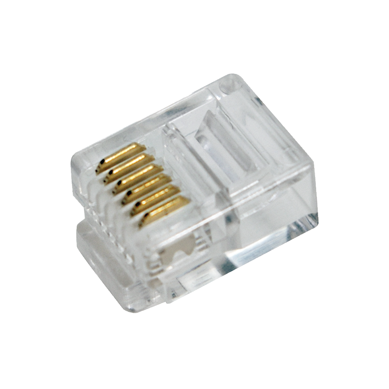 Logilink MUFA RJ-45 pt. cablu flat, Cat5e, RJ-45 (T), neecranat, plastic, contacte aurite, MP0019