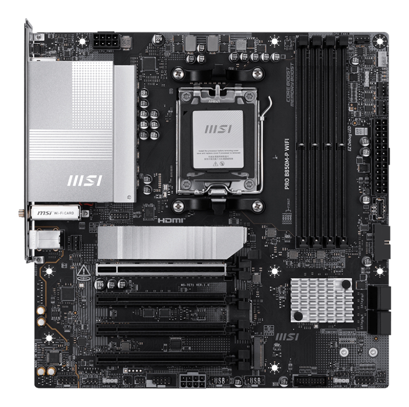MSI Placa de baza, PRO B850M-P WIFI - imagine 2