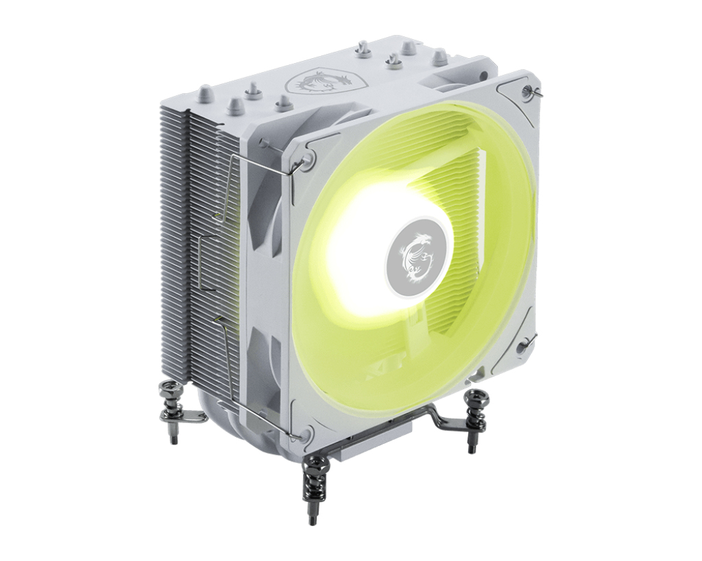 MSI Global ARGB Gen2 Fan W/GREASE/HEAT PIPE-4, MAG COREFROZR AA13 WHITE