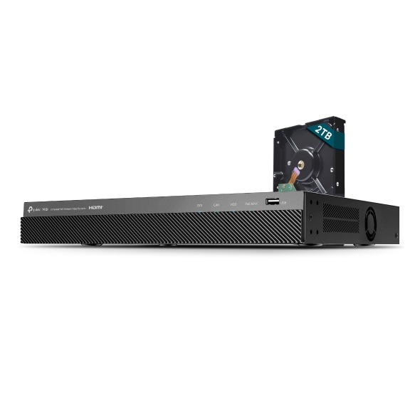 Tp-Link NVR VIGI PoE+, VIGI NVR2008H-8MP-2TB