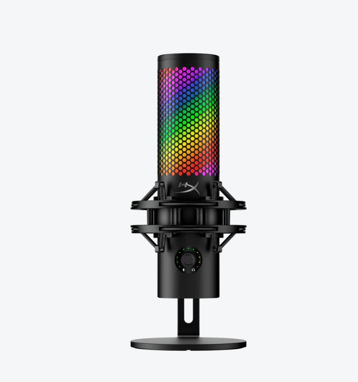 HP Microfon HyperX QuadCast 2 S, tip Cardioid, USB, LED backlight, 9A273AA