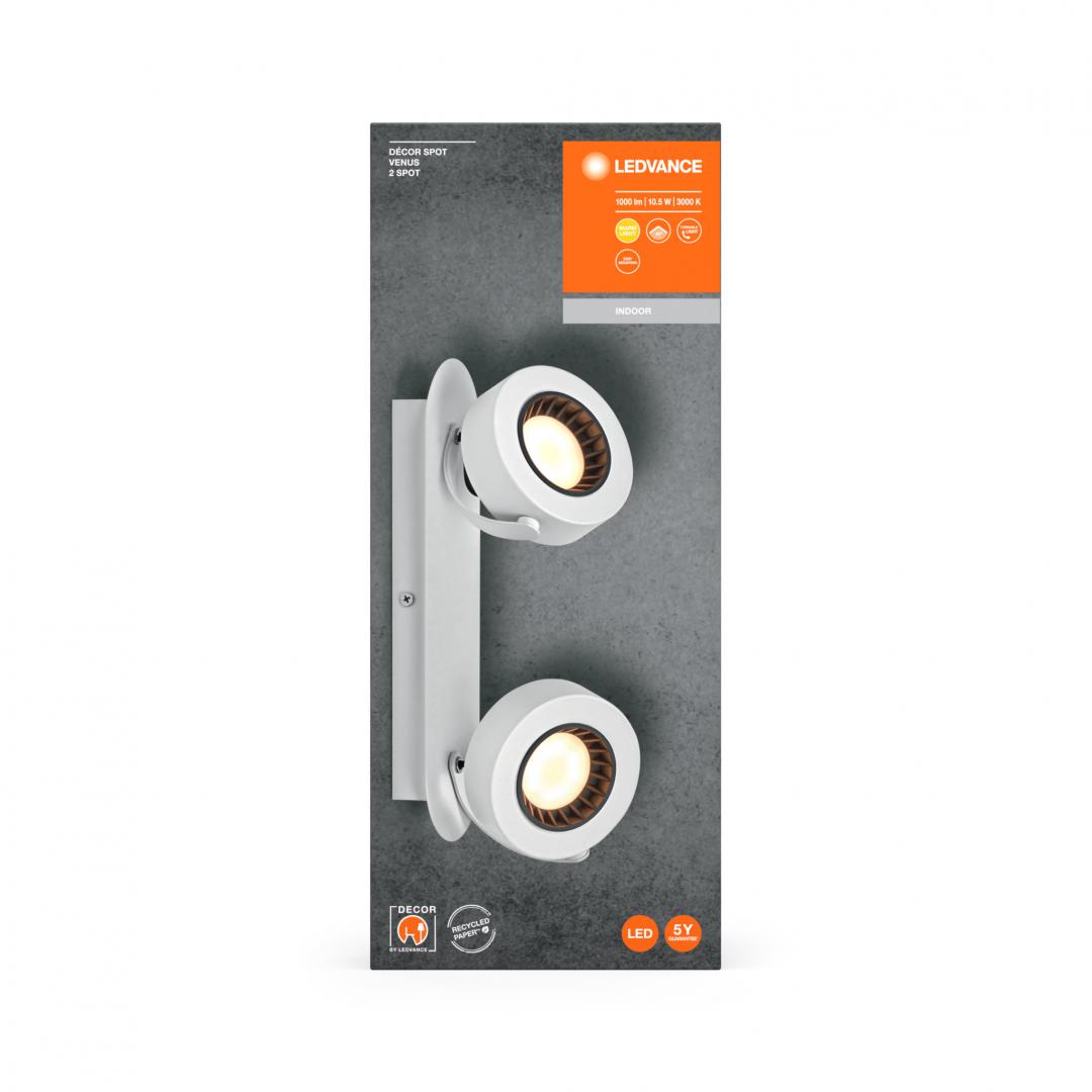 Osram DECOR SPOT VENUS 300MM 10.5W 830 WTLEDV, 000004058075828148
