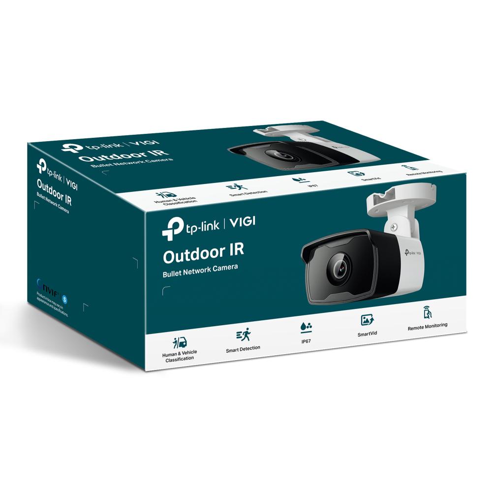 TP-LINK Camera IP Bullet, 3MP, Lentila 2.8mm, IR 30ml, rezolutie video 2304 ×, VIGI C330I(2.8MM) - imagine 3