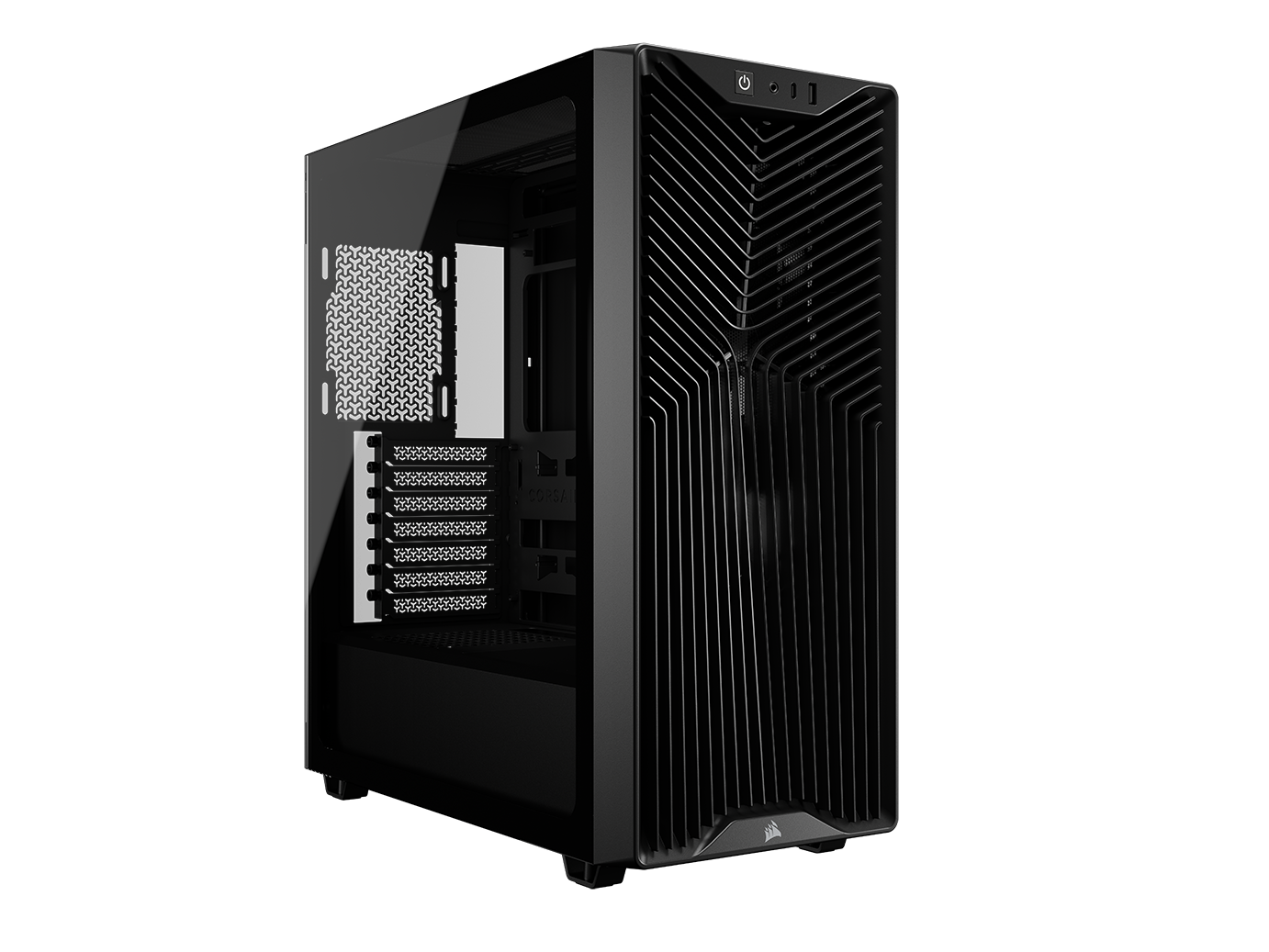 Corsair Carcasa 3200D RS, Mid-Tower, ATX, 3 ventilatoare incluse RS120, Negru, CC-9011334-WW