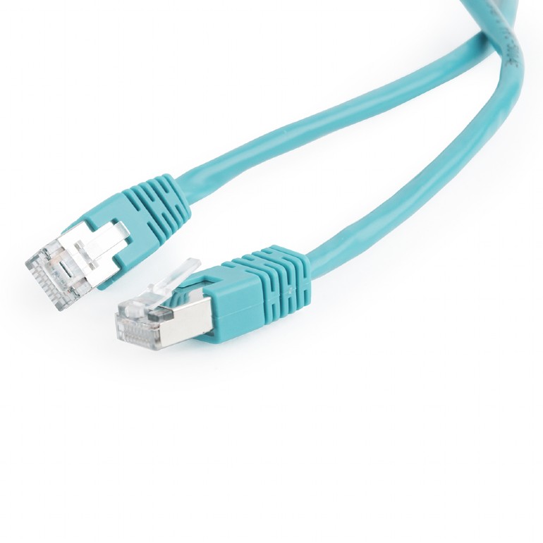Gembird PATCH CORD FTP Cat5e, cupru-aluminiu, 0.5 m, verde, AWG26, ecranat, PP22-0.5M/G