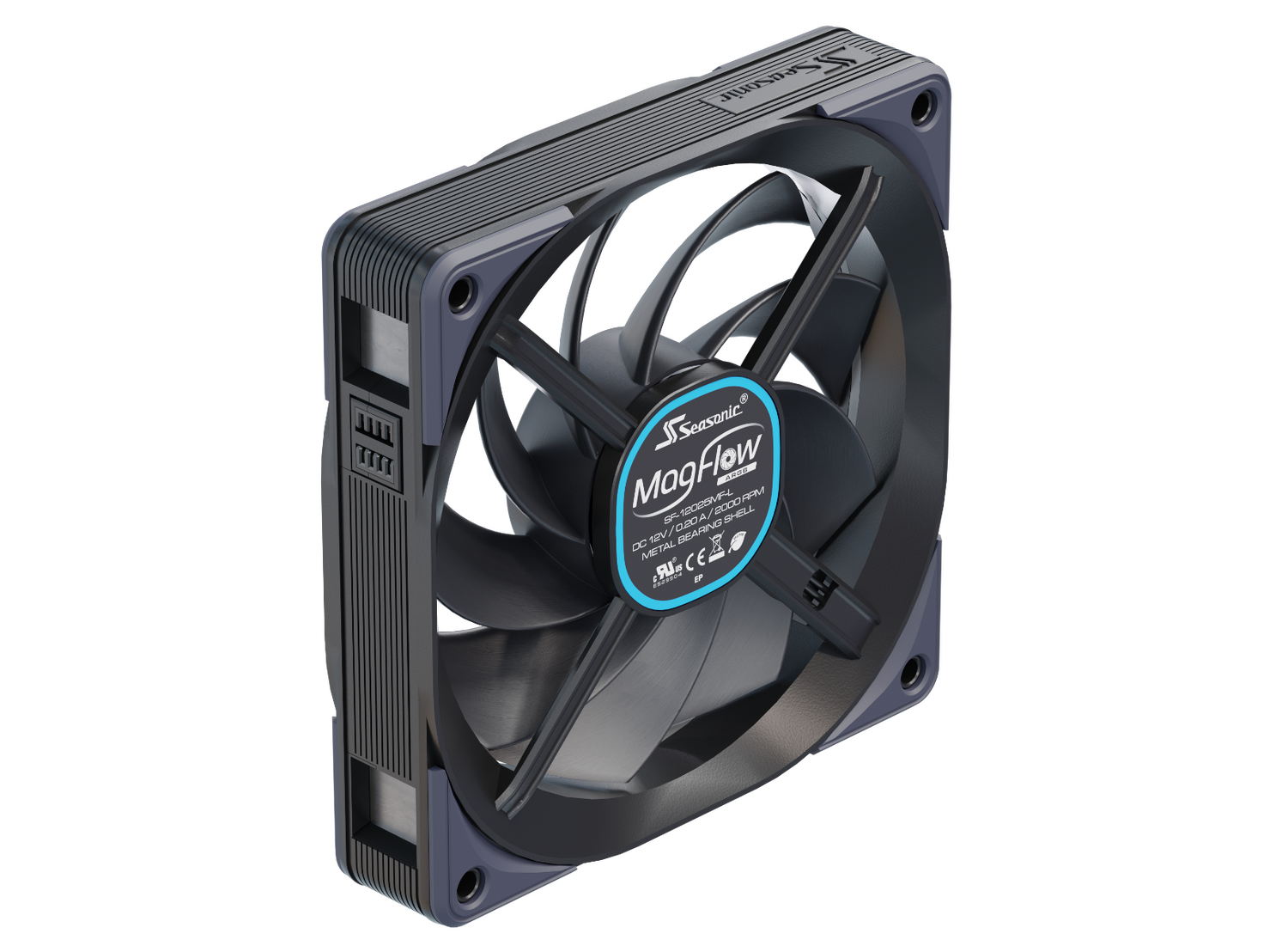 Seasonic Ventilator MagFlow 120 ARGB, MAGFLOW-1 ARGB - imagine 9