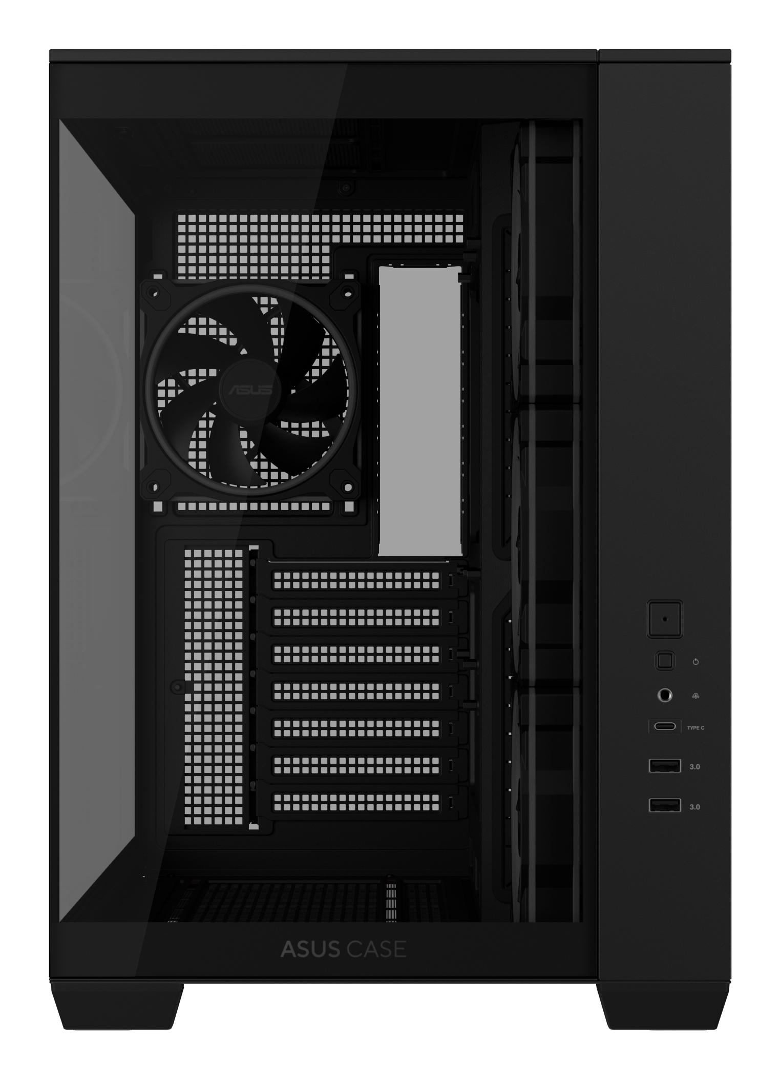 Asus Carcasa, A32 PLUS TG ARGB BLACK - imagine 4