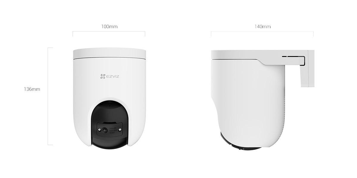 EZVIZ Camera de supraveghere, 3K, Sensor:1/2.7 Progressive Scan CMOS, Rezolutie, CS-H8C PRO(3K)