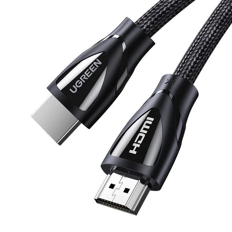 UGreen CABLU video, HD140 HDMI (T) la HDMI (T), HDMI 2.1, 8K la 60Hz, lungime 1m, braided, 80401