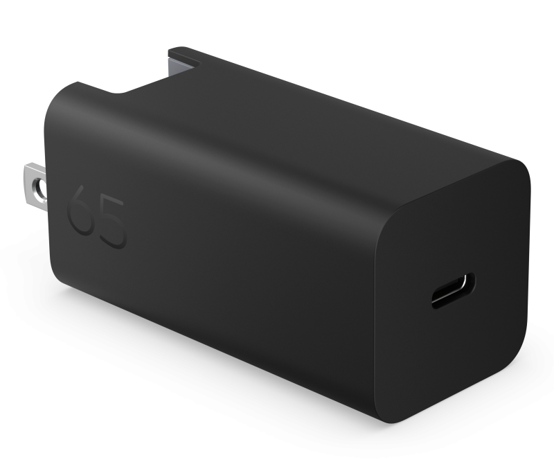 HP Charger 65W Gallium Nitride Wall, C90CKUT