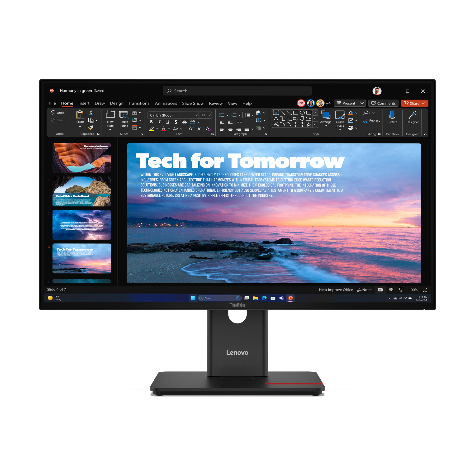 Lenovo Monitor ThinkVision T27QD-40 27 IPS QHD 4ms 350cd 1500:1 120Hz Dock DaisyChain, 64AAGAT2EU