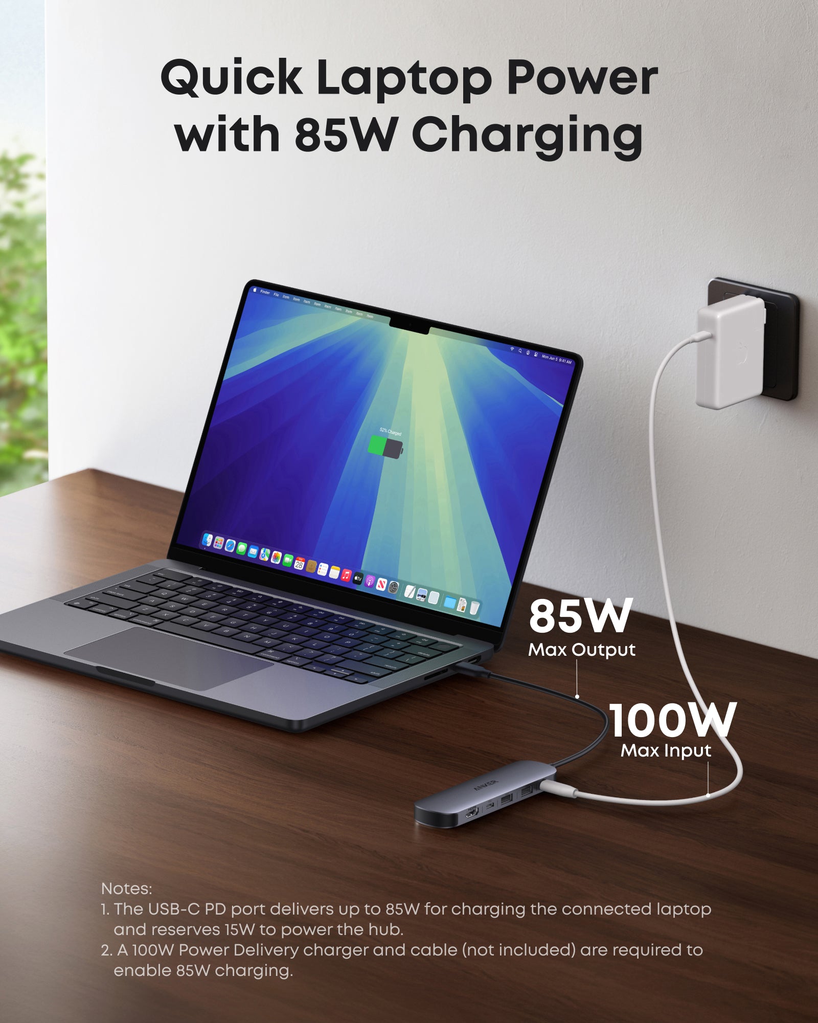 Anker DOCKING Station, 7-in-1,4K HDMI, gri, A83D2HA1 - imagine 5
