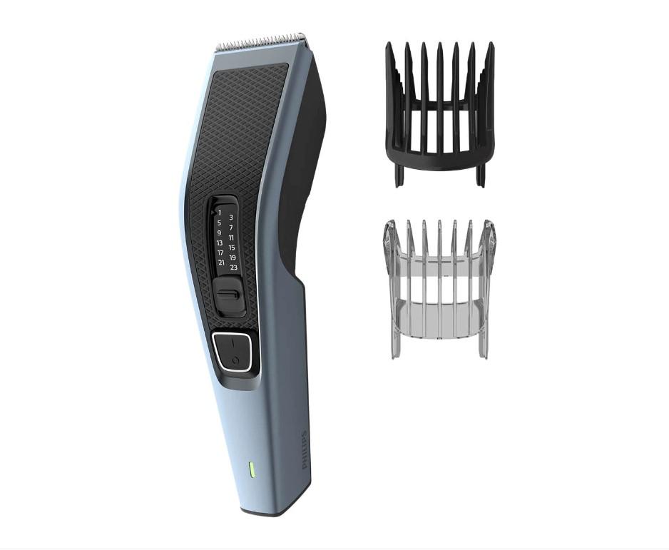 PHILIPS Aparat de tuns Seria 3000, 13 trepte, Acumulator, Negru-Bleu, L x A x I (mm), HC3530/15
