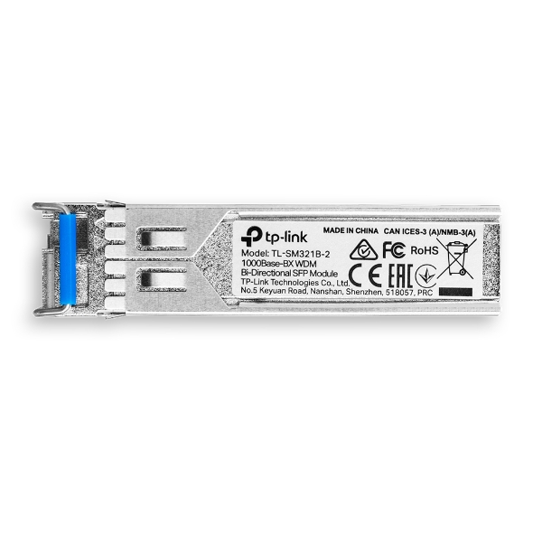Tp-Link MODUL SFP Single-mode, conector LC, 1000Base-BX WDM Bi-Directional, SM321B-2