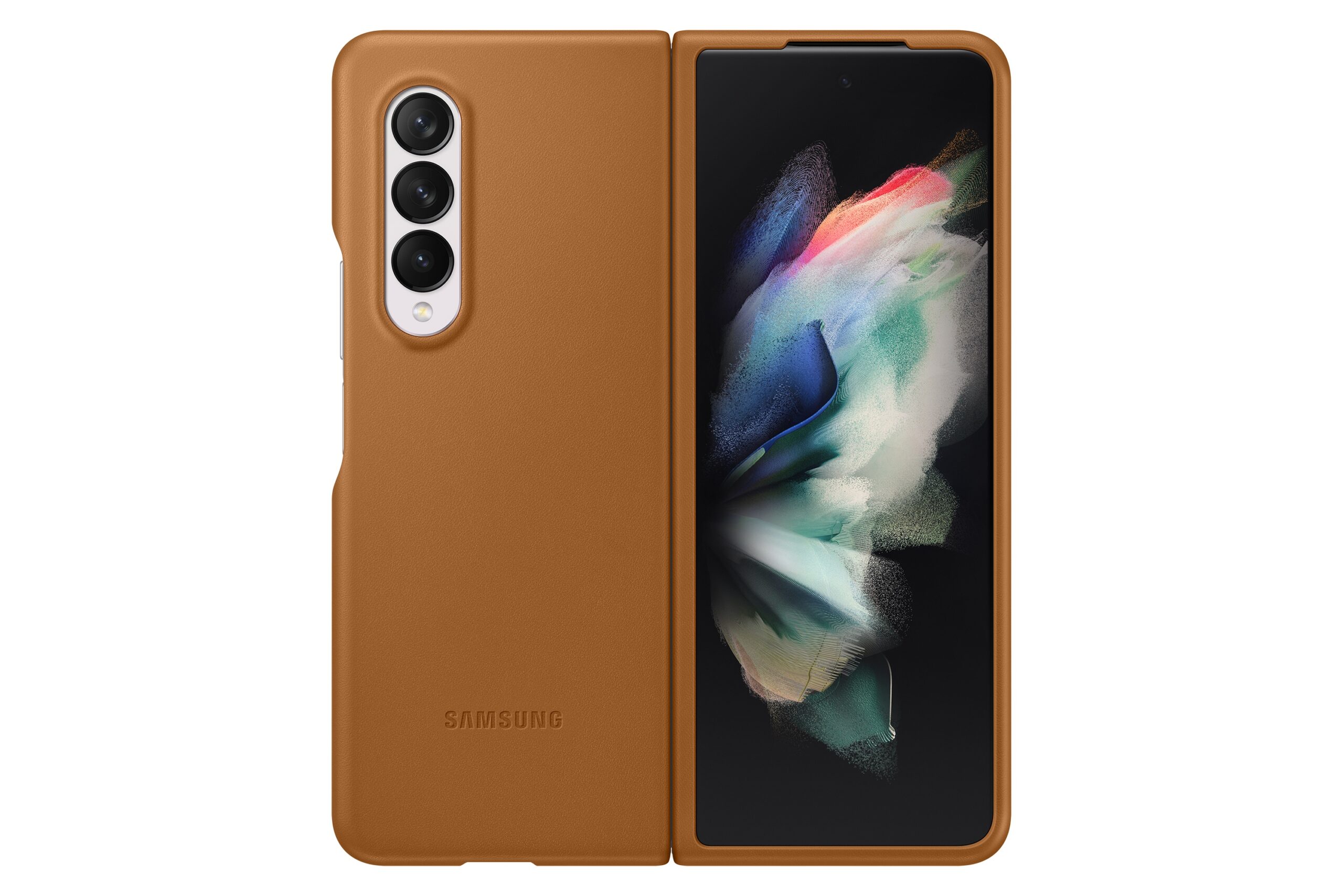 Samsung HUSA Smartphone, pt Galaxy Z Fold3, tip back cover (protectie spate), piele, EF-VF926LAEGWW
