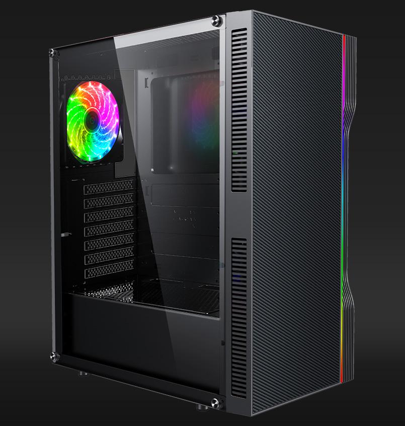 AQIRYS Carcasa AQYRIS ELECTRA Mid Tower ARGB NEGRU, AQRYS_ELECTRA - imagine 2