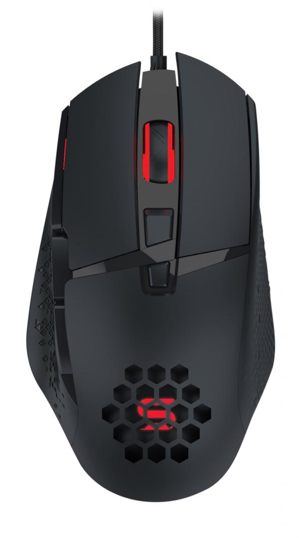 SERIOUX Mouse gaming Tobis, Senzor Sunplus 192, 1000-6400 DPI, switch HUANO, pana la 20, SRXM-TOBIS