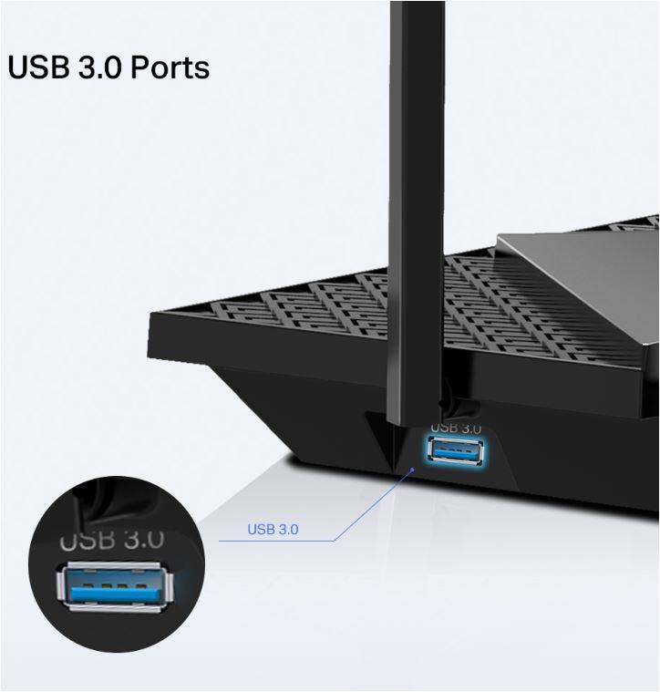 Tp-Link ROUTER wireless AX5400, 5400Mbps,1 x WAN 2.5 Gigabit, 4 porturi Gigabit,1 x, Archer AX72 Pro - imagine 3