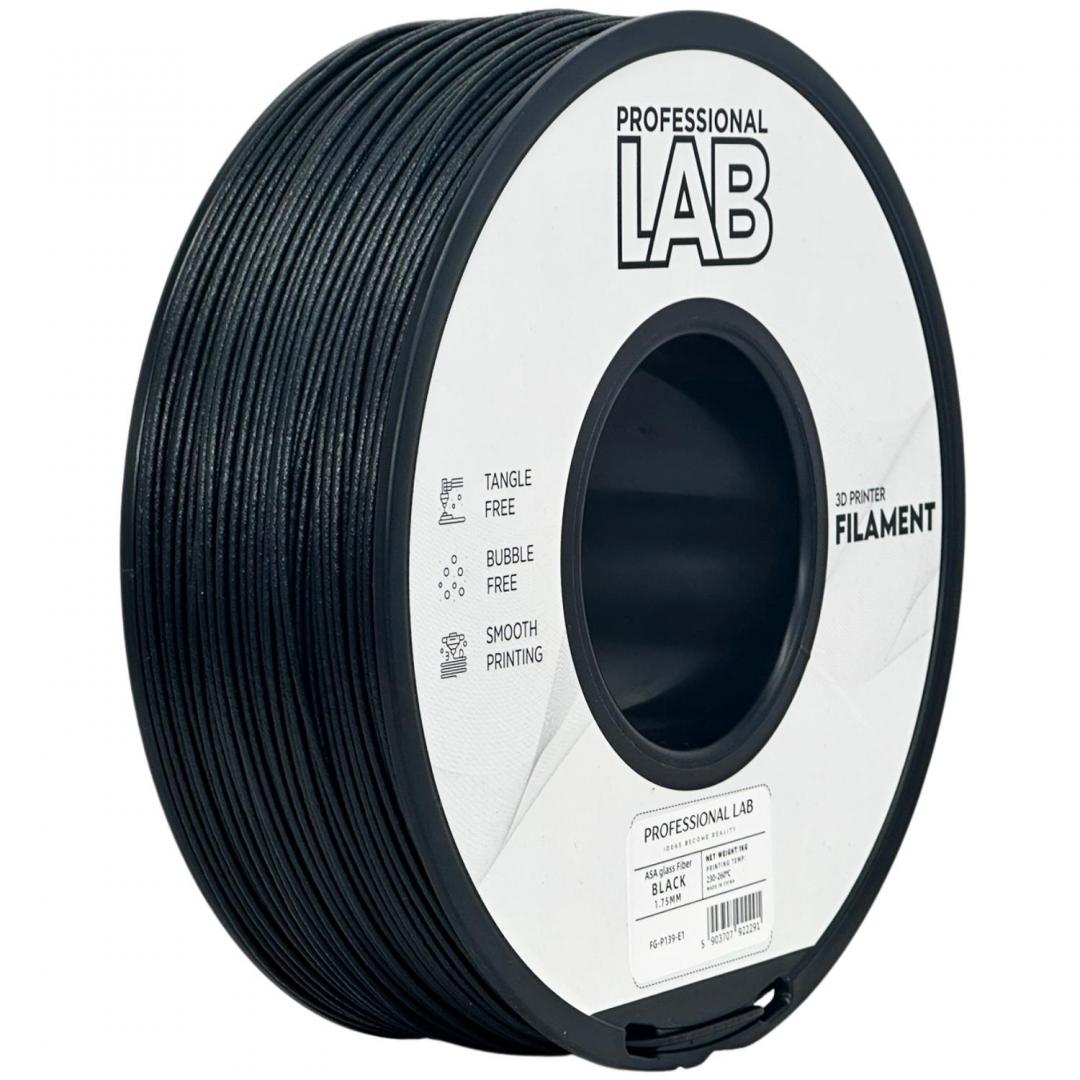 PROFESSIONAL LAB PROF. LAB FILLAMENT ASA GLASS FIBER BK, Material: ASA, ASA GLASS FIBER BLACK