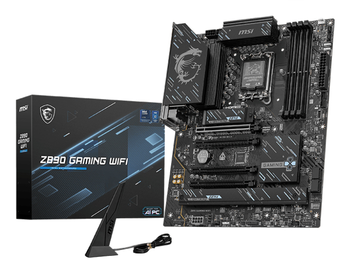 MSI Placa de baza, LGA1851, DDR5, ATX, BT, Negru, Z890 GAMING WIFI