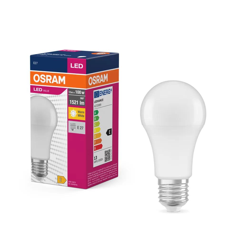 Osram VALUECLA60 8W/840 230VFR E27 FS1, 000004099854109799