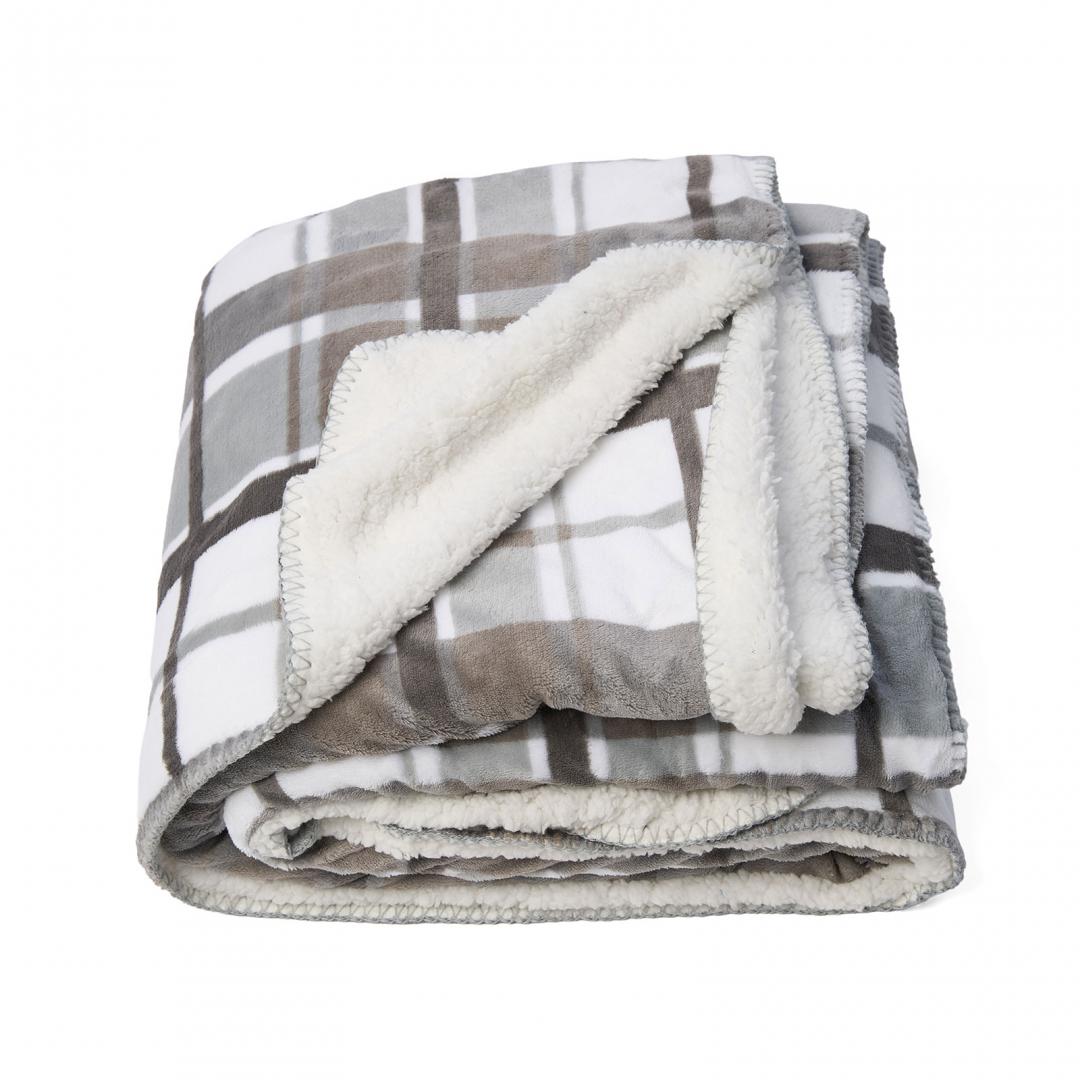 HEINNER Patura Blanita Carouri Gri 160x200 cm, HR-BLKSHP160-GREY