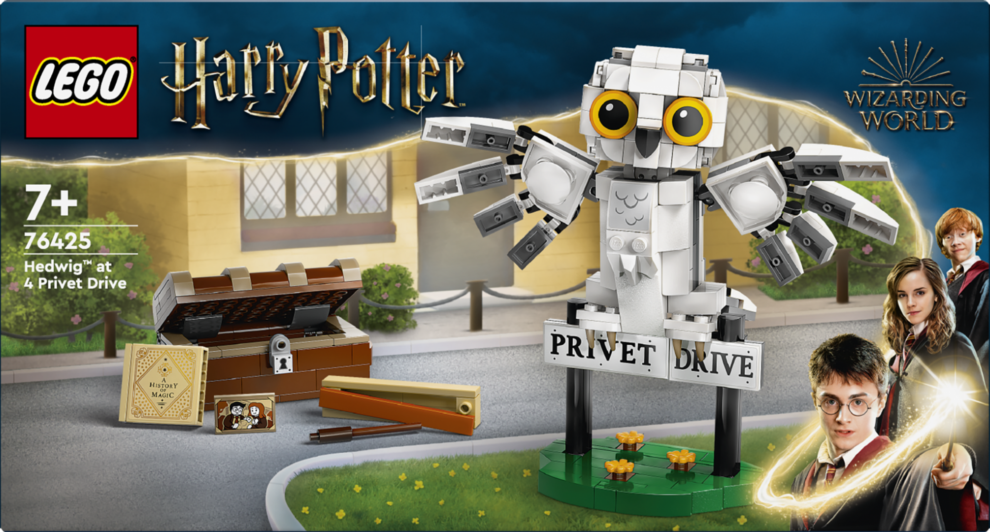 LEGO HEDWIG PE PRIVET DRIVE NR. 4, 76425, LEGO76425 - imagine 2