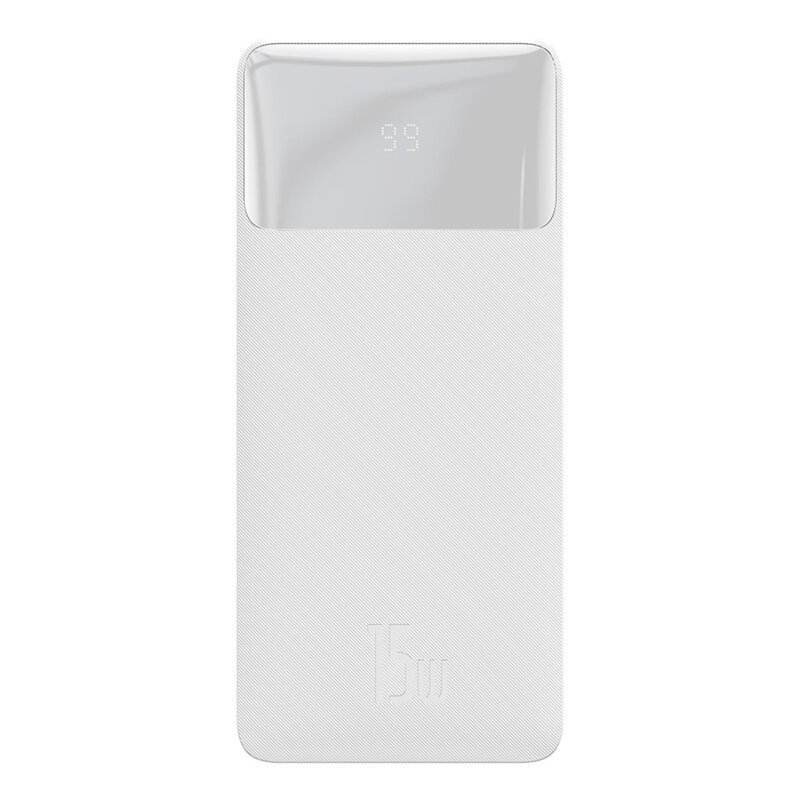Baseus POWER BANK Bipow, 20000mAh, 15W, 2 x USB; 1 x USB Type-C, digital display pt., PPBD050102
