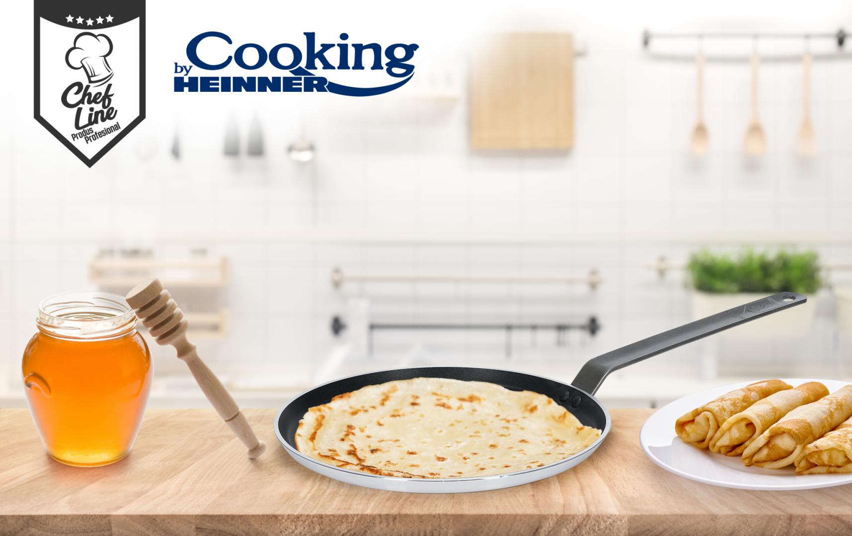 HEINNER TIGAIE CLATITE PROFESIONALA 26*2 CM, CHEF LINE, COOKING BY, HR-JH-C26 - imagine 4