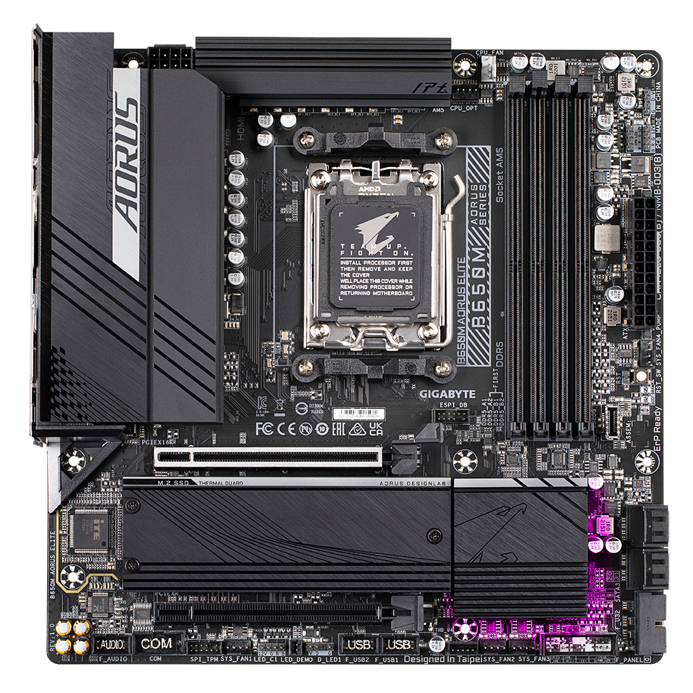 Gigabyte MB 1.3 AM5, B650M AORUS ELITE - imagine 2