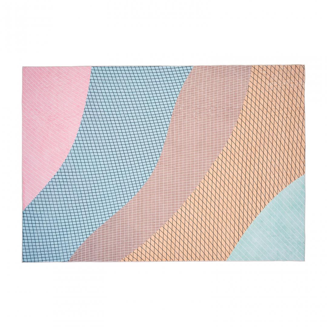 HEINNER Covor printat, RAINBOW 160x230 cm, lavabil cu spate antialunecare, inaltime, HR-PRINT160-RBN