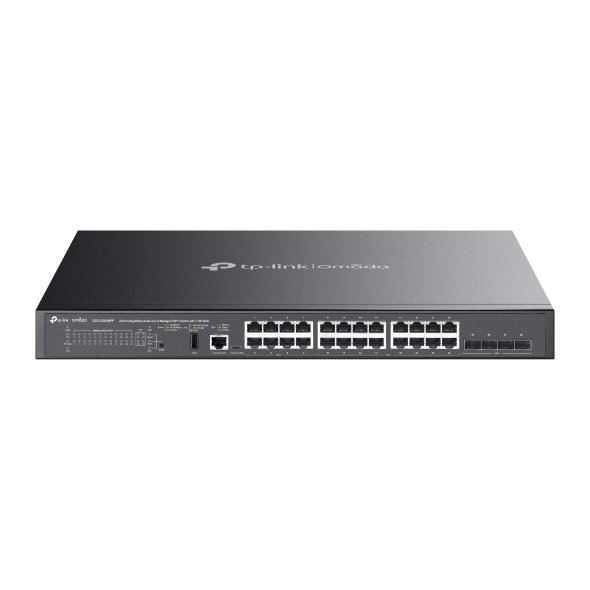 Tp-Link Switch Managed L3, 24-Port Gigabit Lite L3 Managed PoE++ si 4× 10G Slots, buget, SG5428XMPP