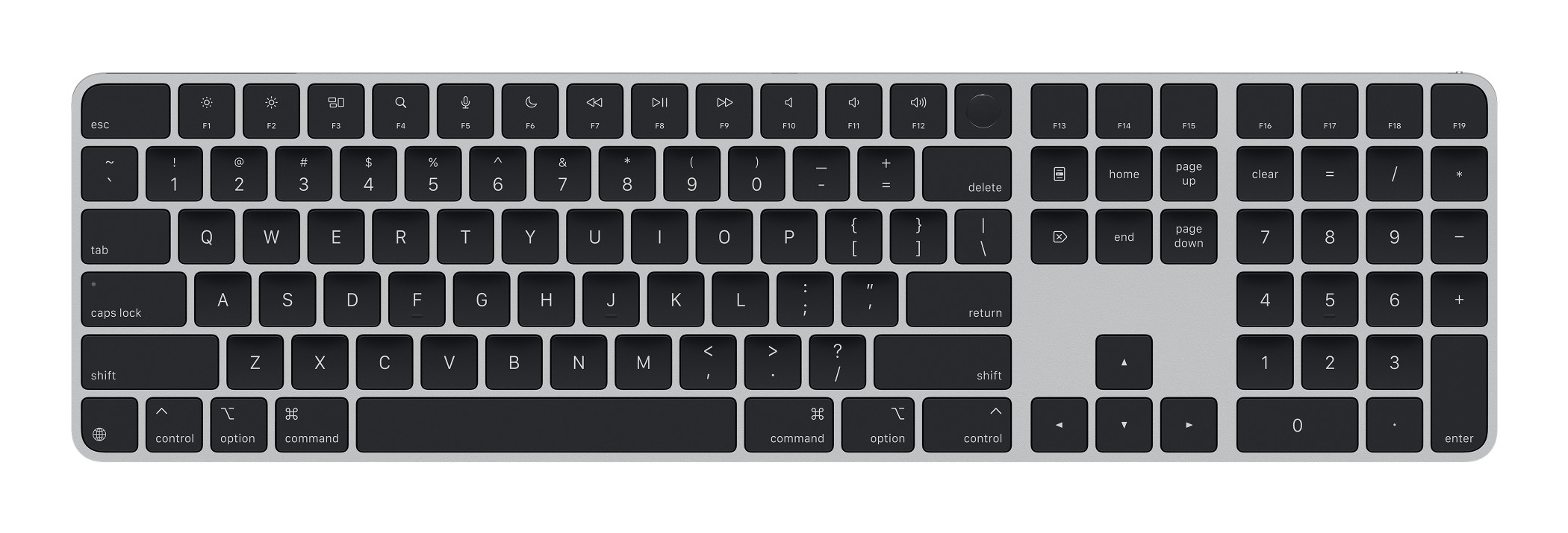 Apple MAGIC KEYBOARD TOUCH ID NUM KEY BL-USA, MXK83LB/A