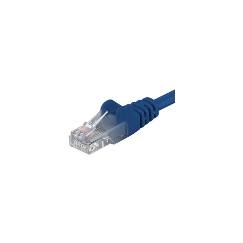 PremiumCord Patchcord UTP RJ45-RJ45 Cat.6, 0.25m, albastru, UTP-6-0.25-BL