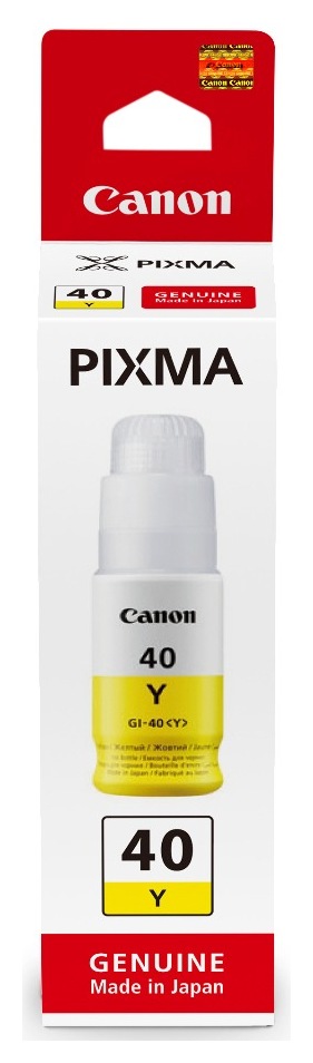 Canon Cartus Cerneala Original Yellow, GI-40Y pentru G6040|G5042, 7.7K, 3402C001AA