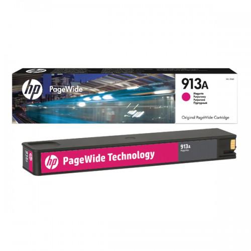 HP Cartus Cerneala Original Magenta, nr.913A pentru PageWide 352|377, 3.5K, F6T78AE