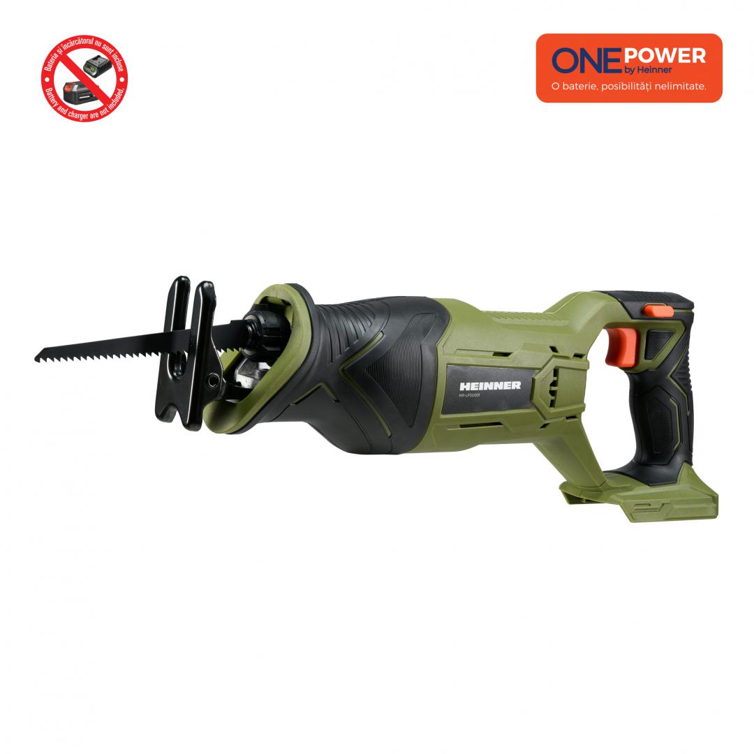 HEINNER ONE POWER by FIERASTRAU UNIVERSAL SABIE 18V 2800RPM (FARA BATERIE SI INCARCATOR), HR-LFSU001
