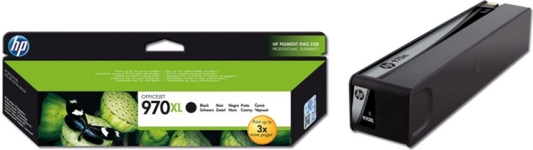 HP Cartus Cerneala Original Black, nr.970XL pentru OfficeJet X476|576|451|551, CN625AE