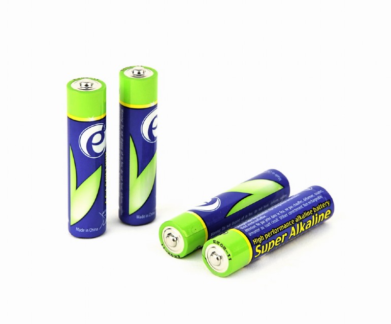 Gembird BATERIE AAA (R3), 1.5V alcalina, 4 buc., EG-BA-AAA4-01